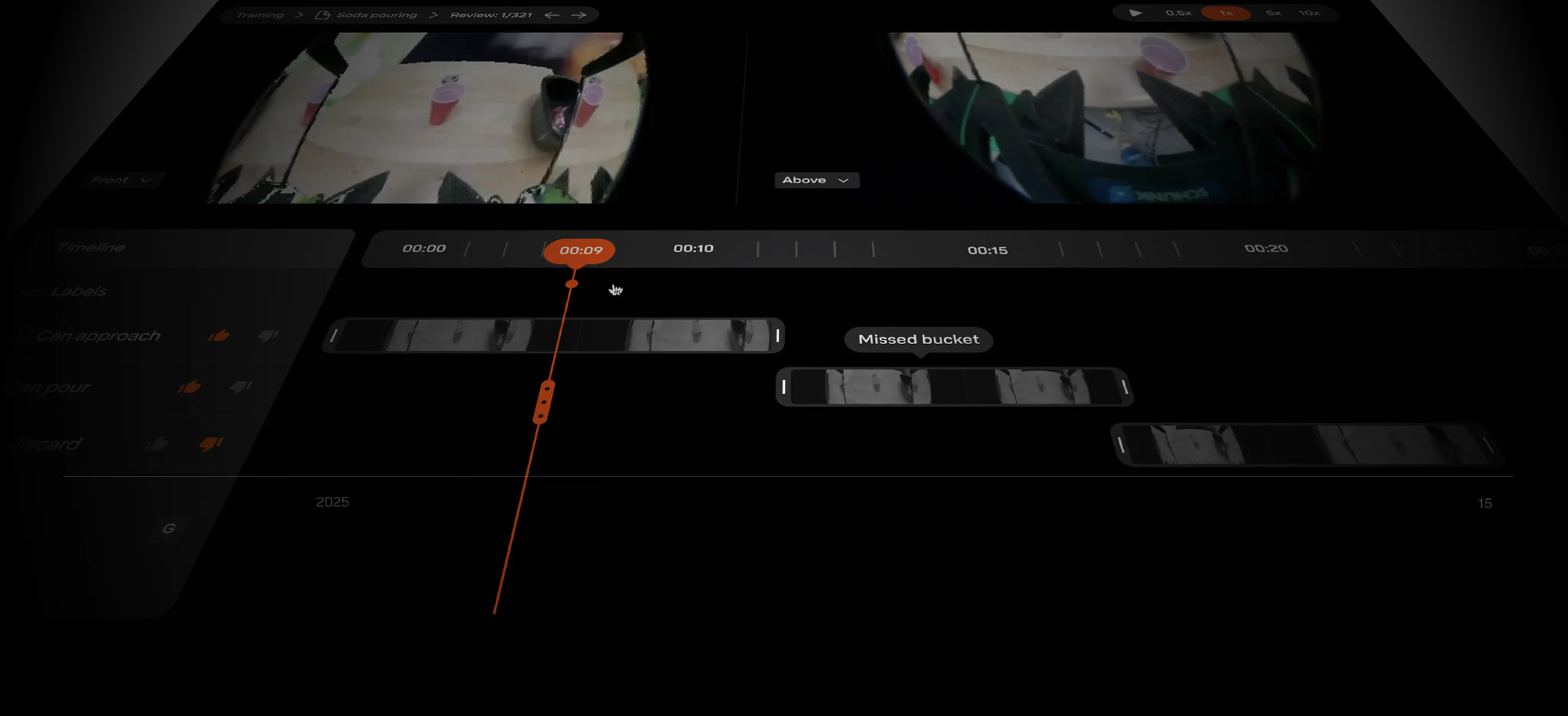 Standard Bots training timeline software