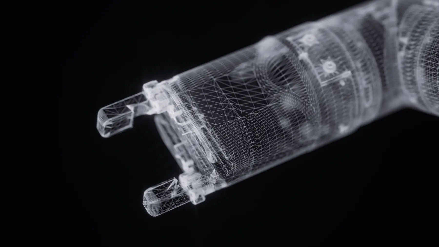 Wireframe view of the Bolt gripper module