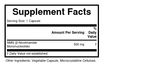 Supplement Facts panel for this stock formula