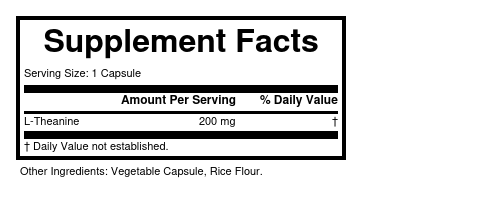 Supplement Facts panel for this stock formula