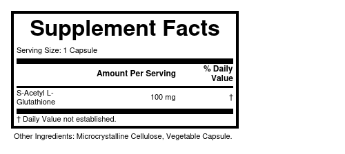 Supplement Facts panel for this stock formula