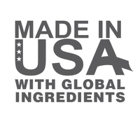 Made in USA with global ingredients