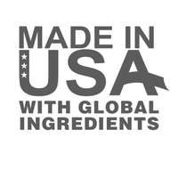 Made in USA with global ingredients
