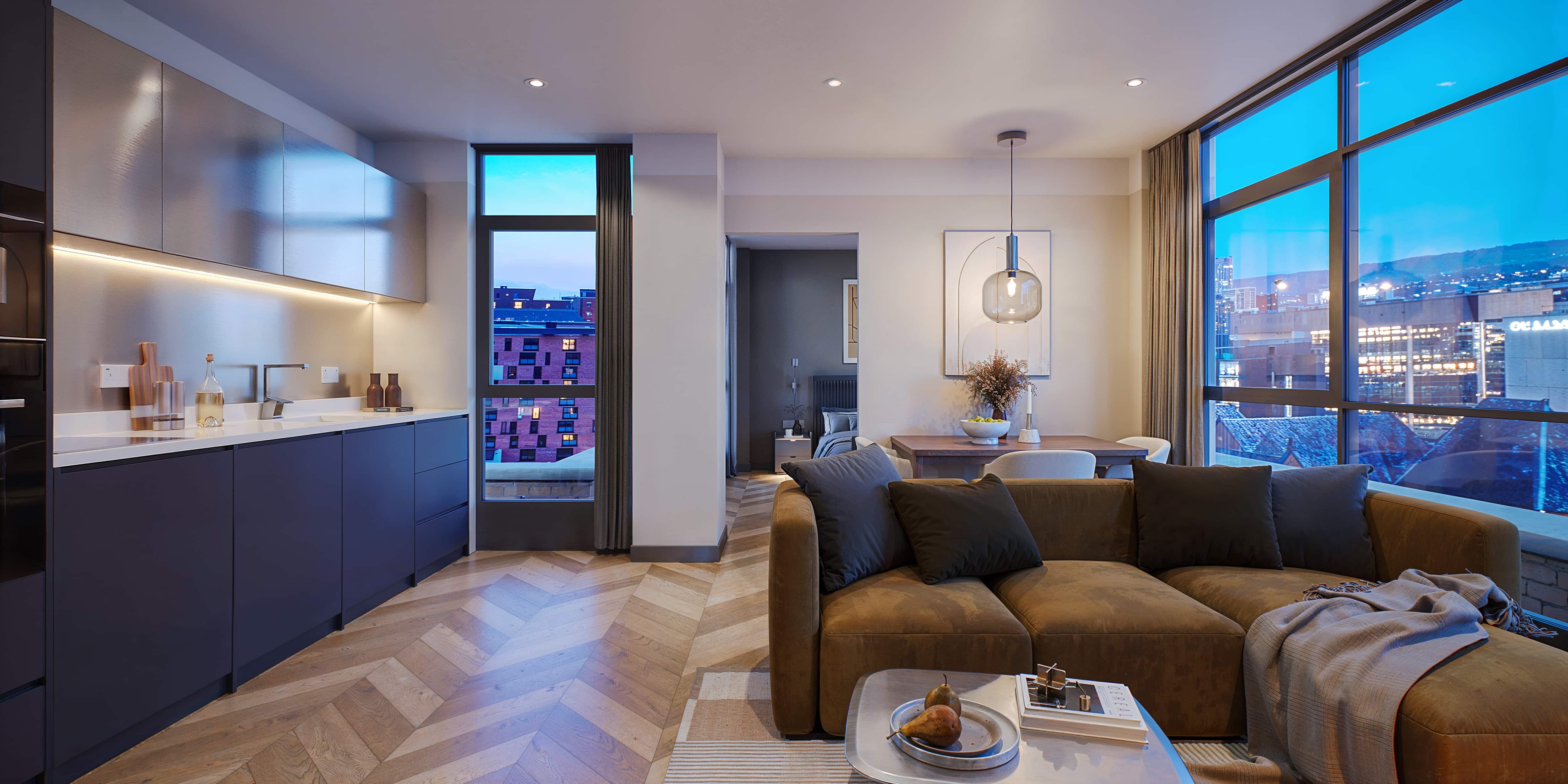 Contemporary Piccadilly Warehouse residence interior