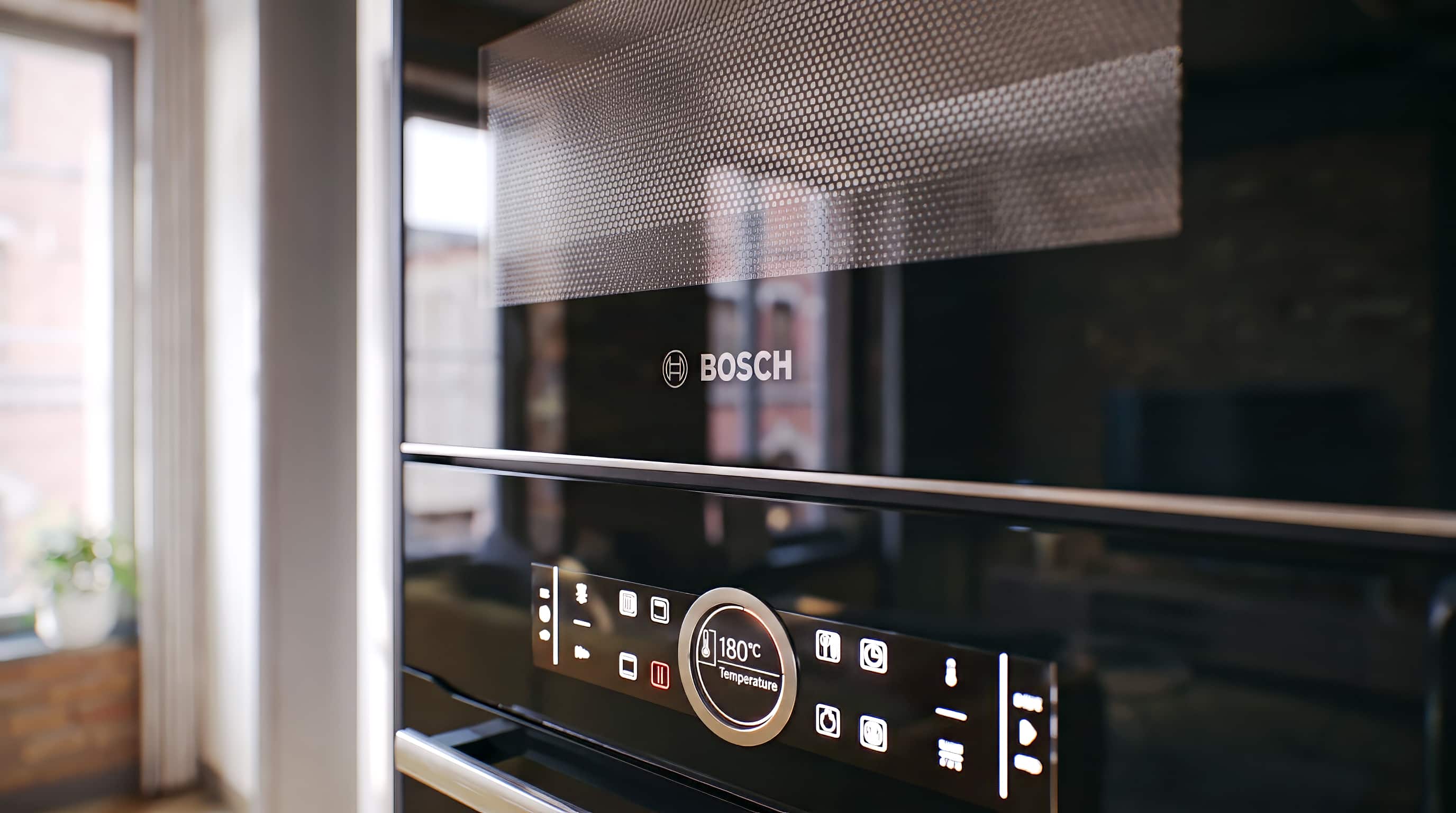 Integrated contemporary kitchen appliance detail