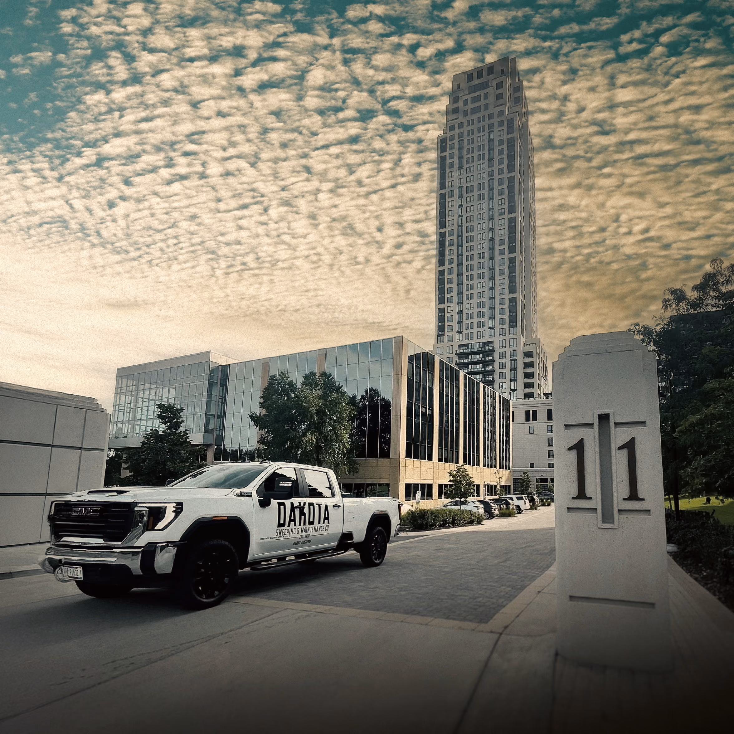 Dakota Sweeping service truck