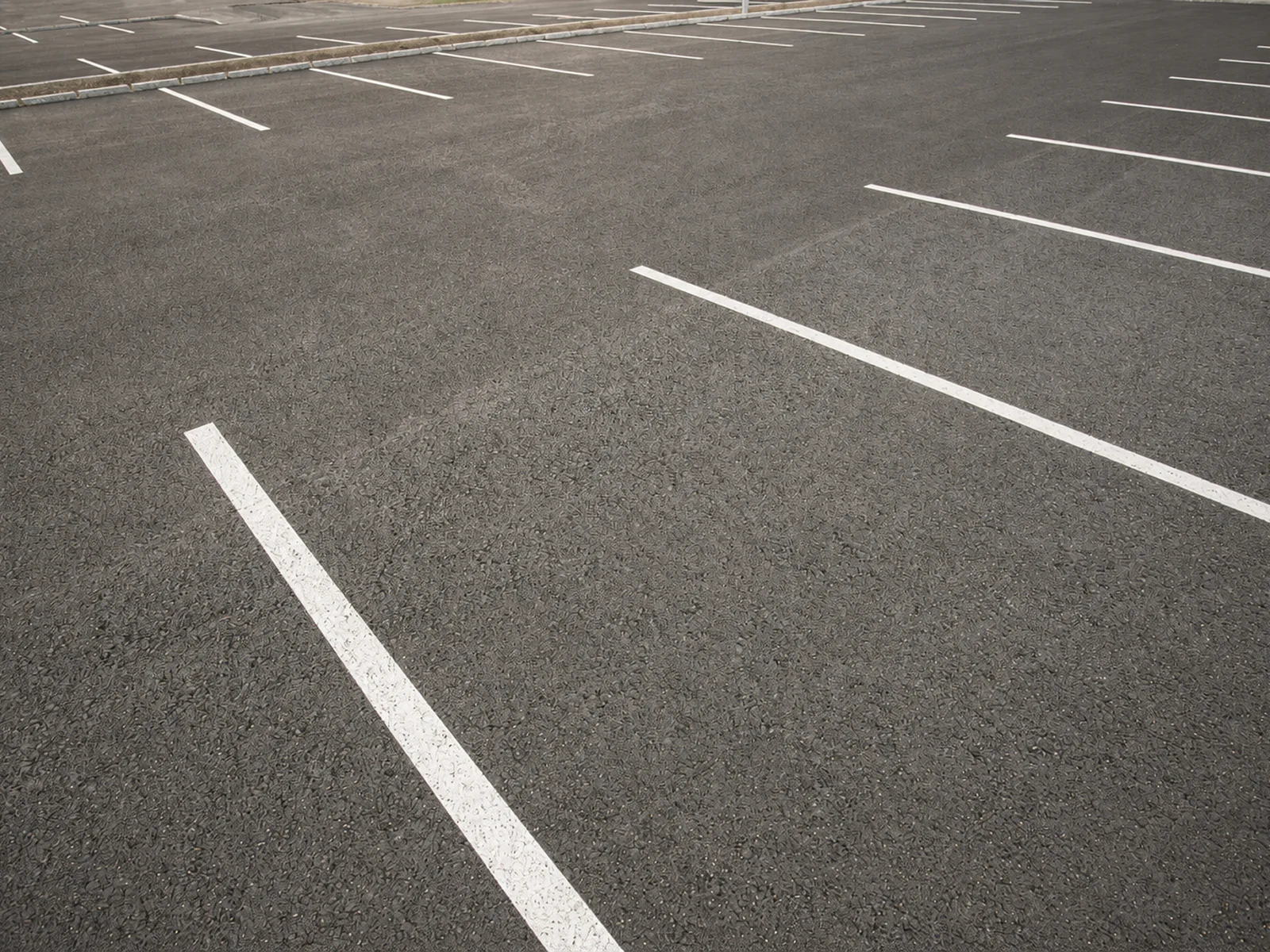Parking lot re-striping