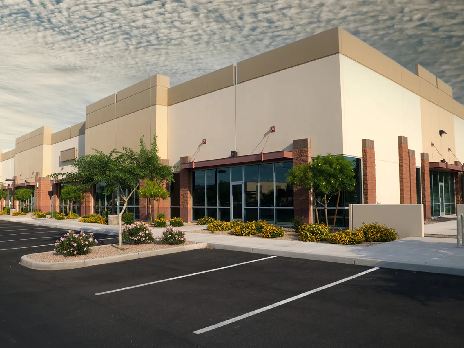 Retail parking lot sweeping