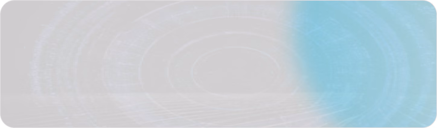 Abstract light gray background with a soft blue-teal circular glow, used behind a call-to-action section