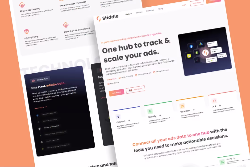 Stiddle Website created by website designer near me