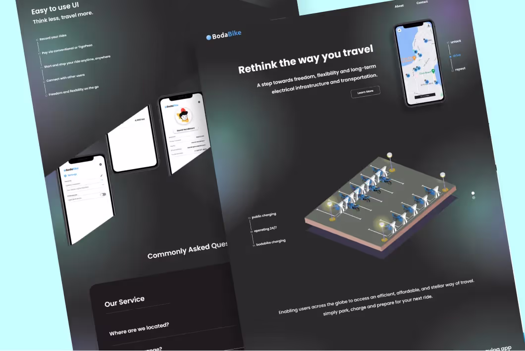 Bodabike Webfow Site thumbanail