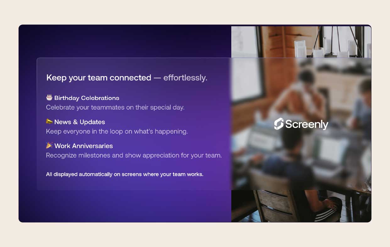 Screenly product shot