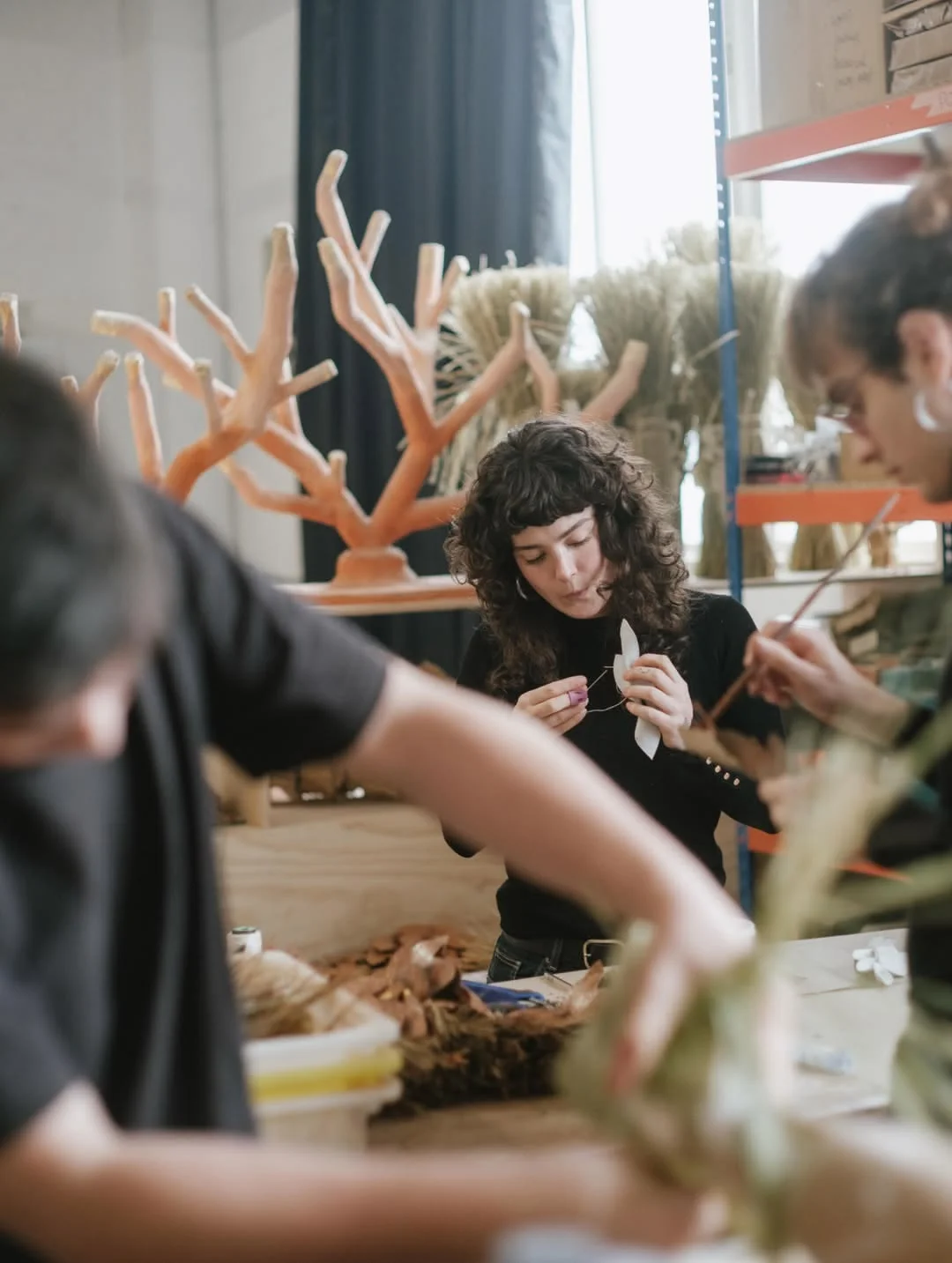Materiales y texturas del atelier