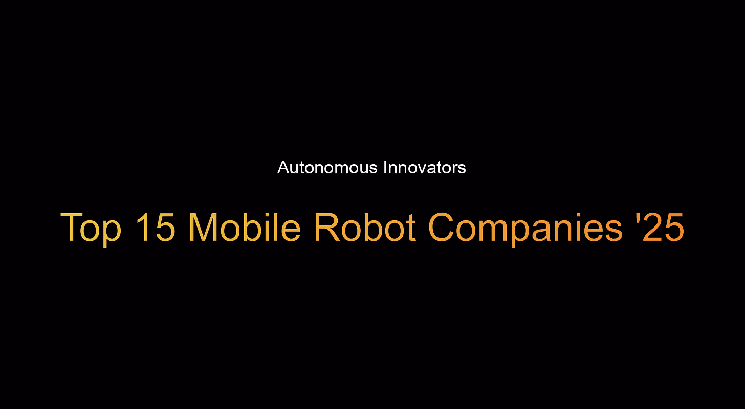 Top 15 autonomous mobile robot companies in 2026
