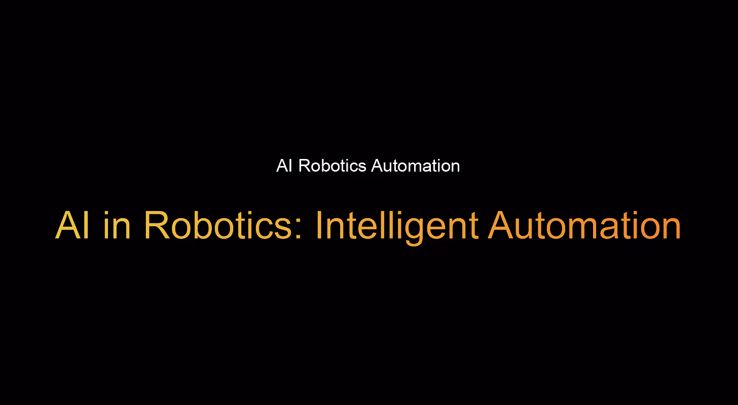Generative AI in robotics: Intelligent automation steps up
