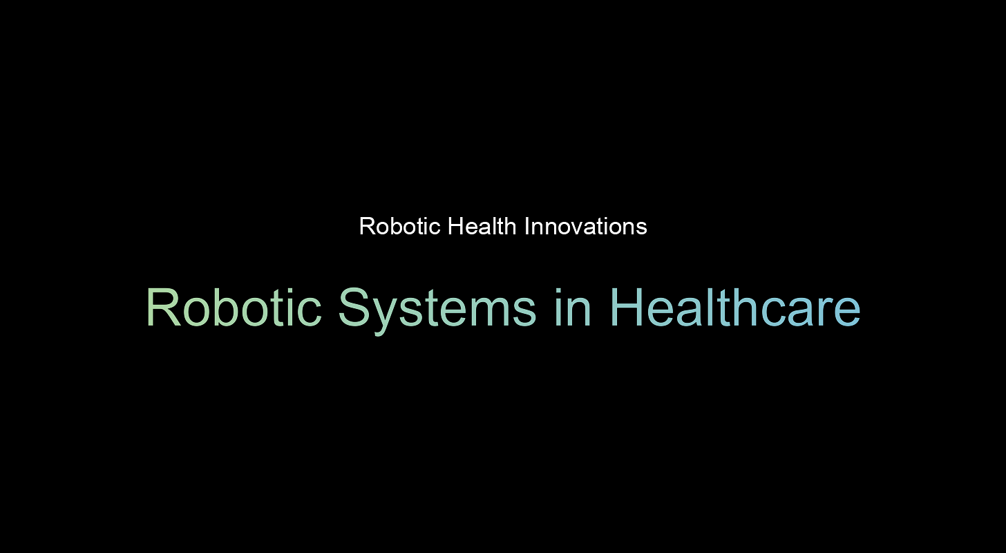 Robotic dispensing systems: Their role and impact in healthcare