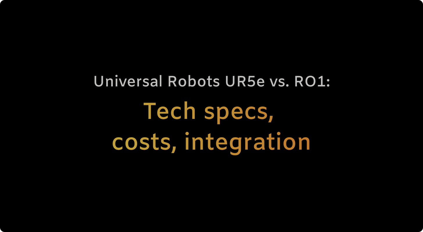 Universal Robots UR5e vs. Standard Bots Core: Cage match