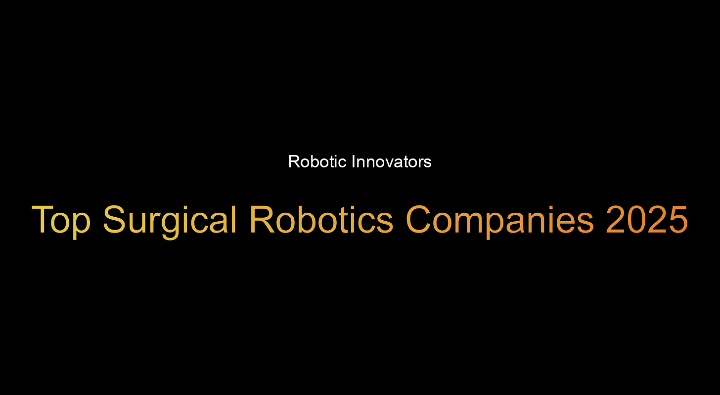 Top 8 surgical robotics companies in 2026