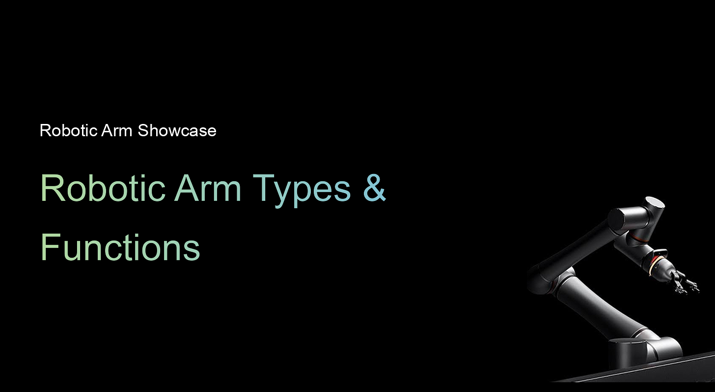 Types of robotic arms and what they do best (2026)