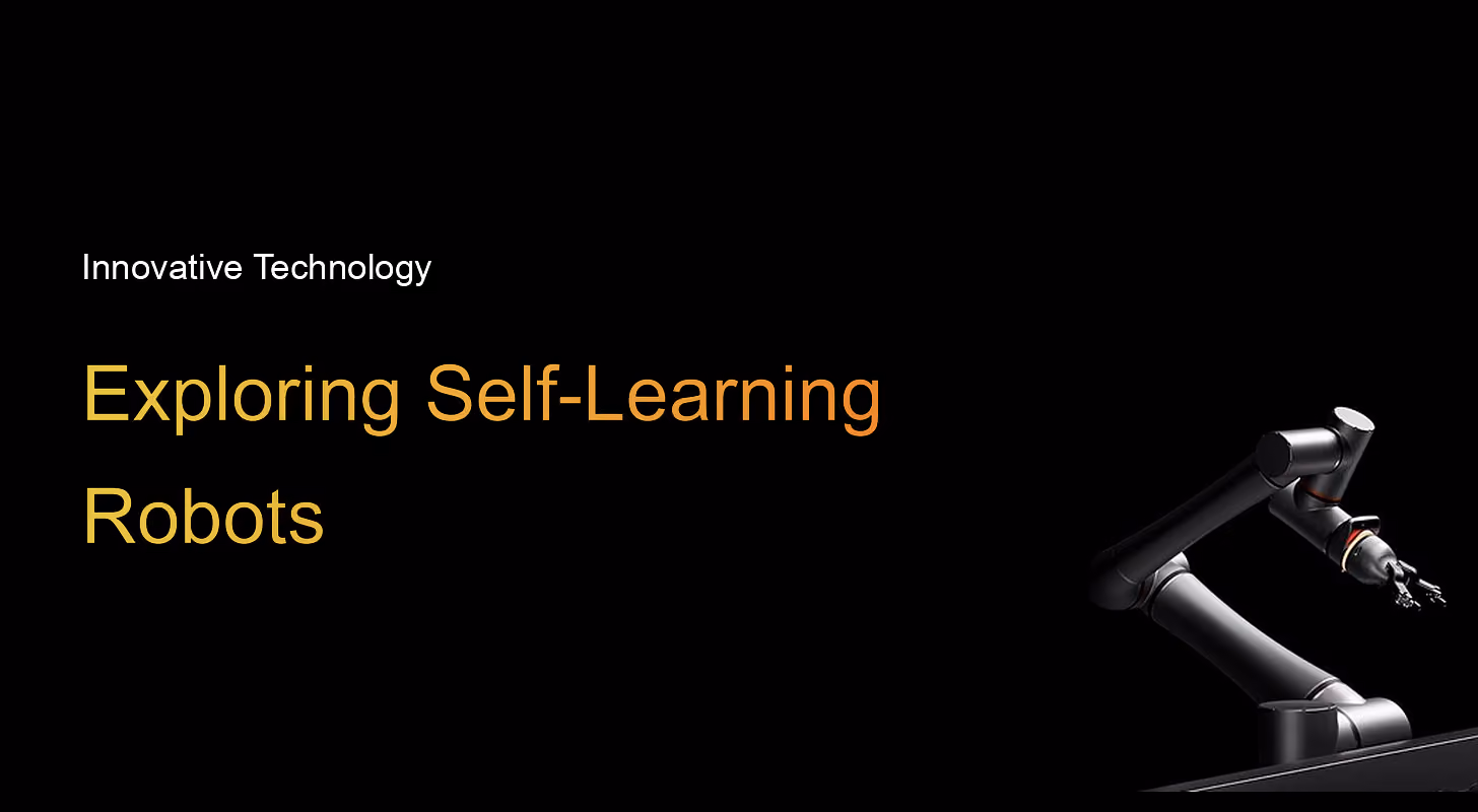 What are Self-Learning robots?