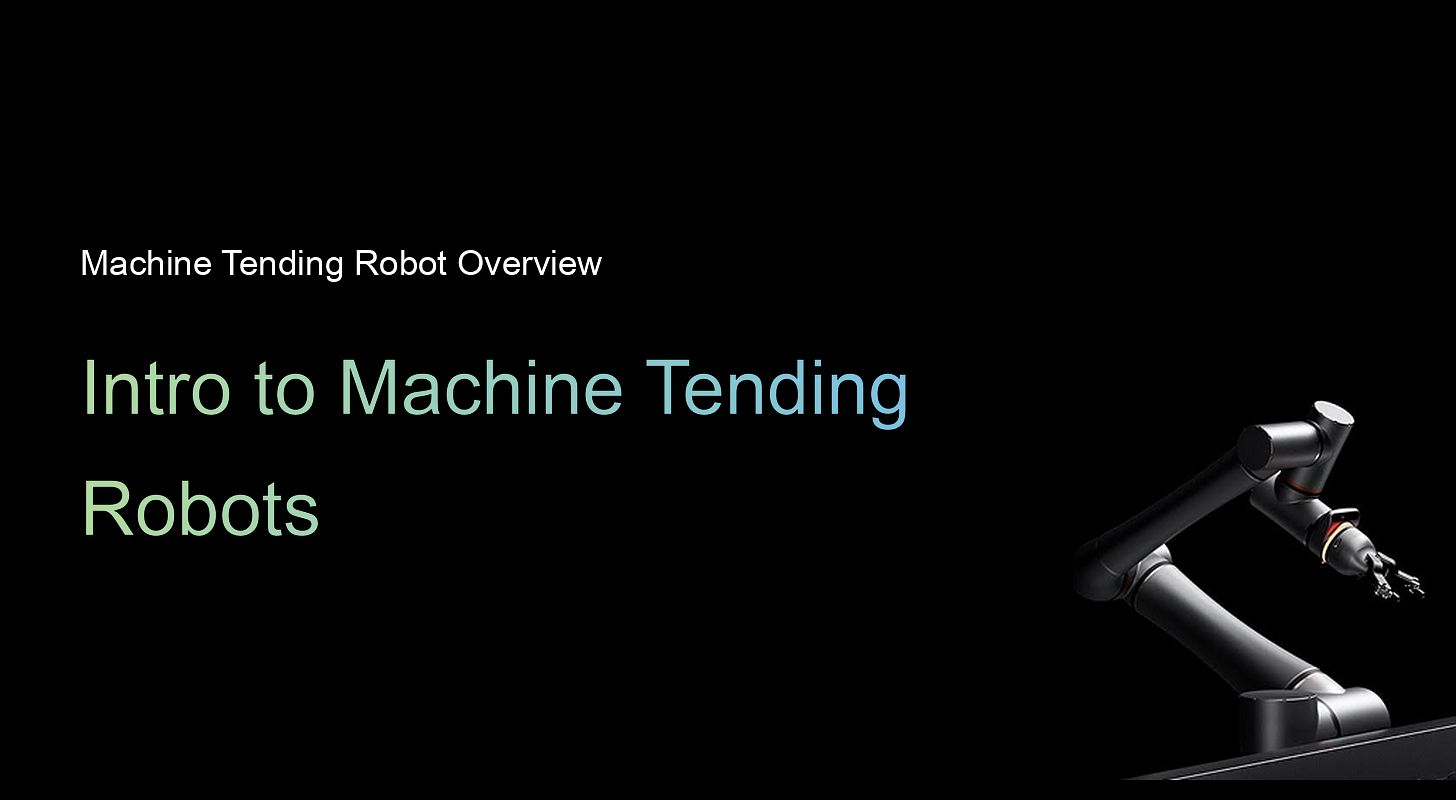 What is a machine tending robot? The quick guide