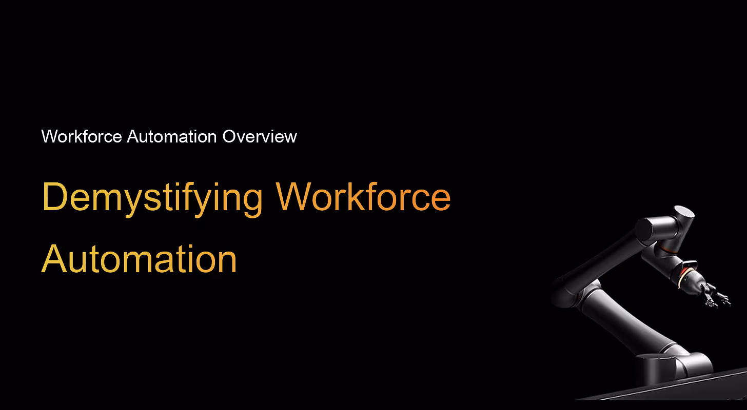 What is workforce automation? A complete guide