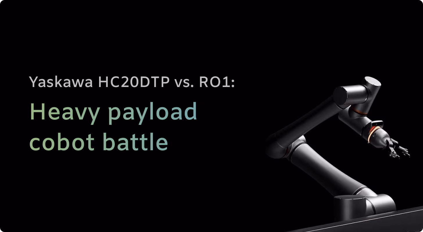 Yaskawa HC20DTP vs. Standard Bots Core: Heavy payload cobot battle
