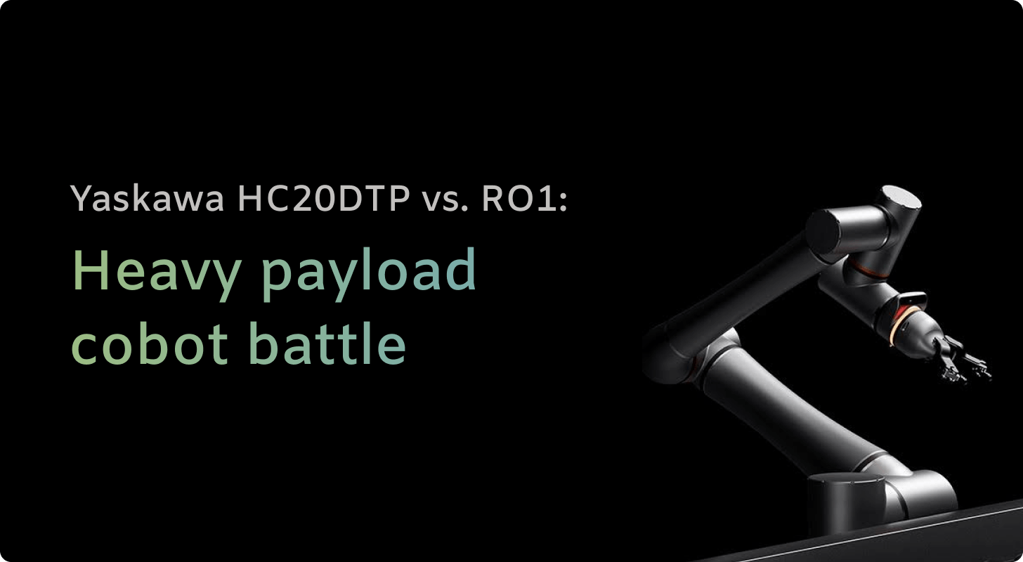 Yaskawa HC20DTP vs. Standard Bots Core: Heavy payload cobot battle