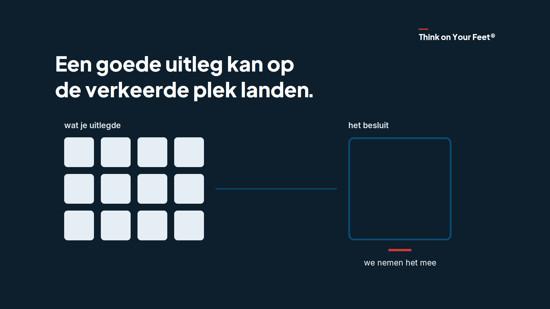 Wat moet de ander hierna kunnen doen?