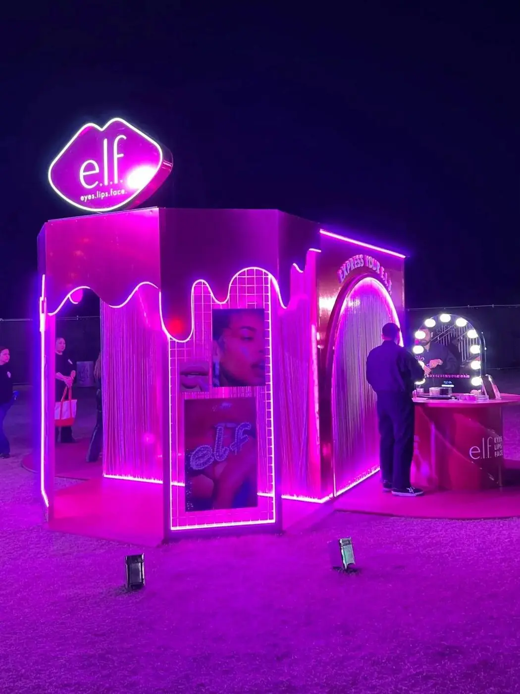 elf retail pop-up and festival
