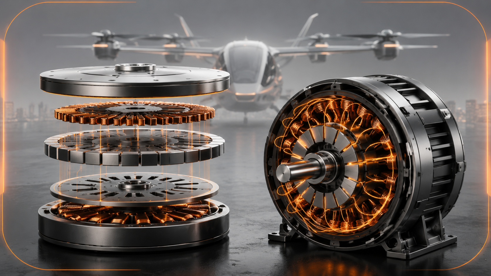 Axial Flux vs. Radial Flux: Two Ways to Solve the Same eVTOL Motor Problem