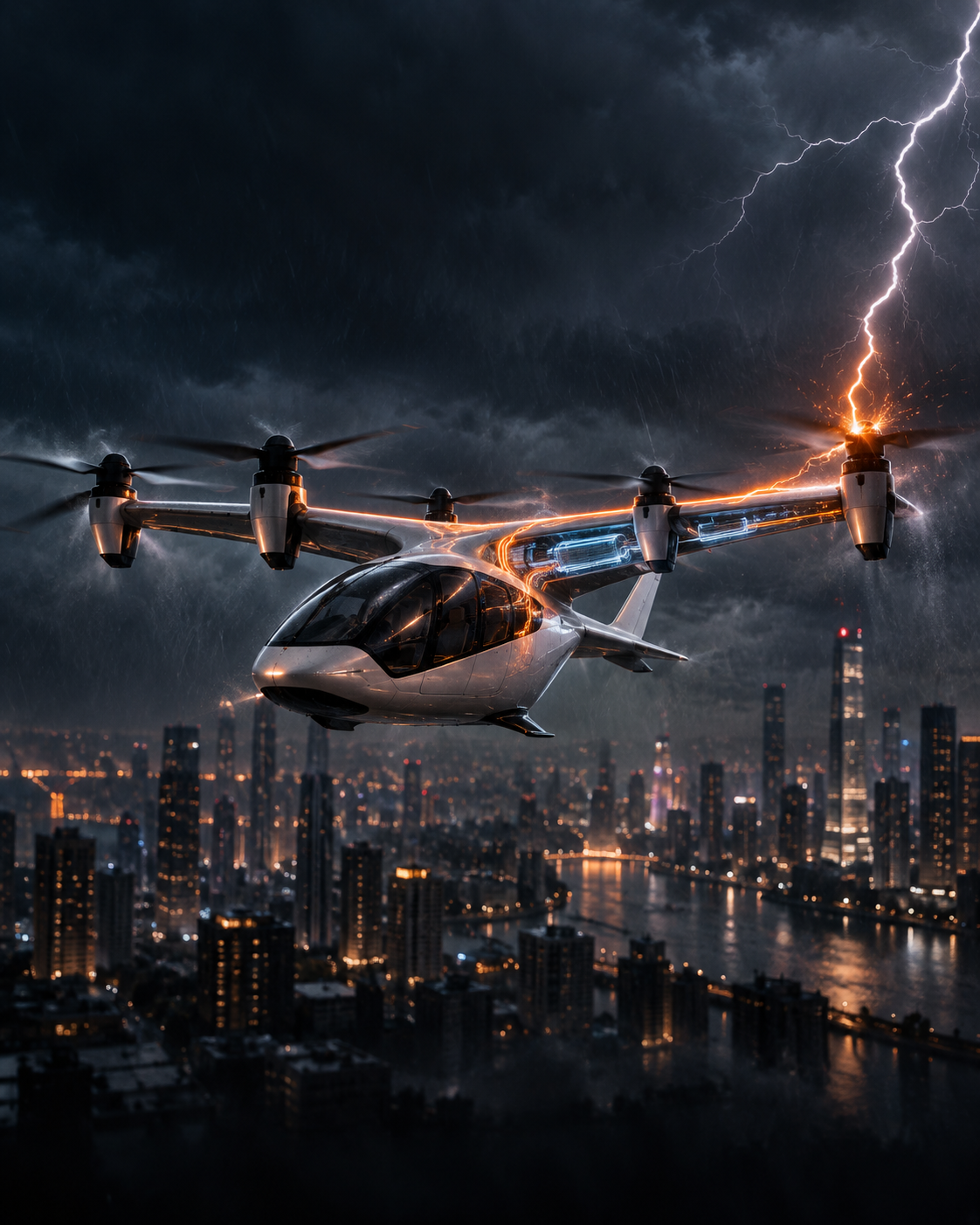 Lightning Protection for Electric Aircraft: Composite Structure, HV Batteries and Distributed Propulsion
