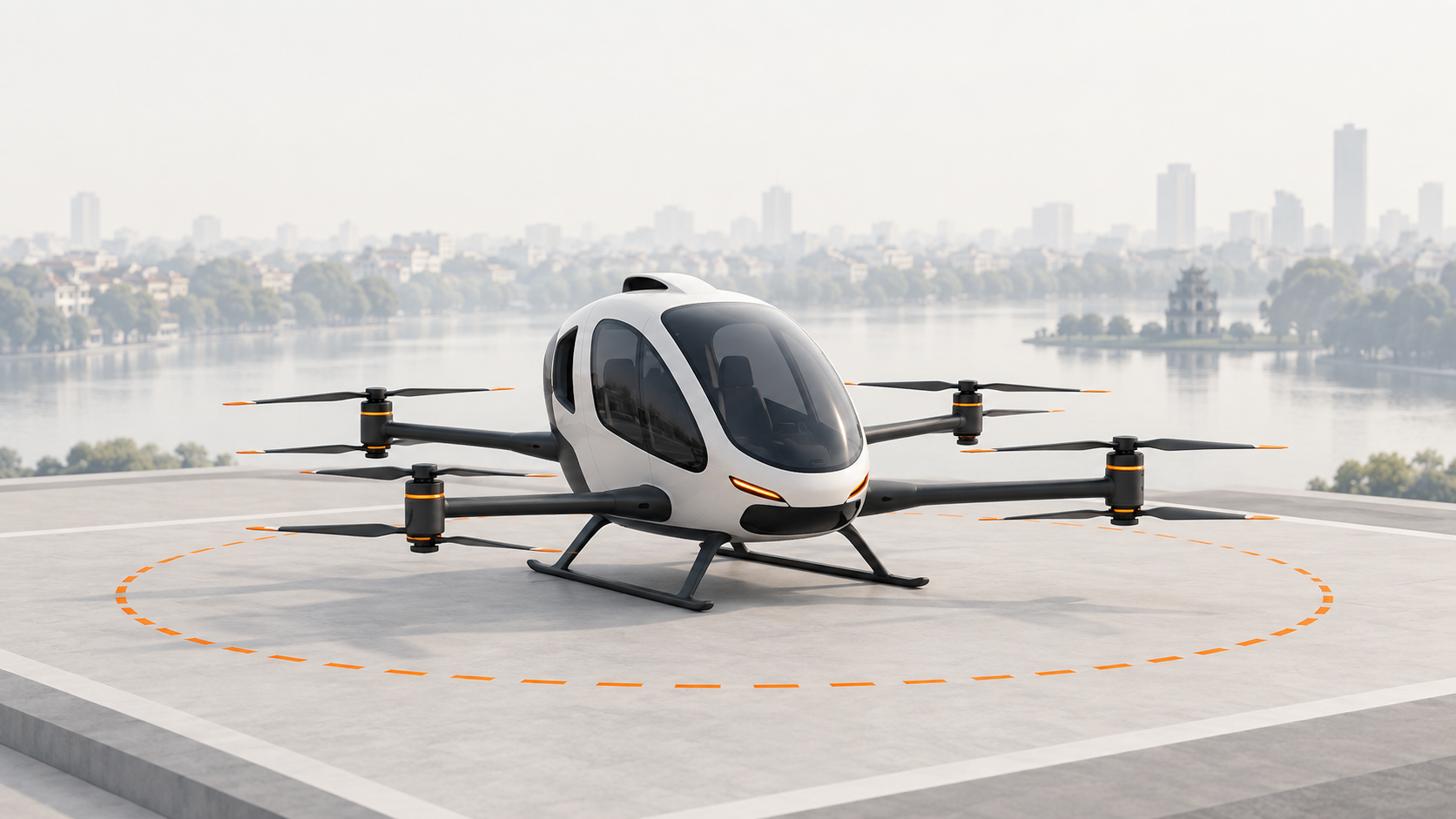 EHang Enters Hanoi Sandbox Process for EH216-S Testing in Vietnam