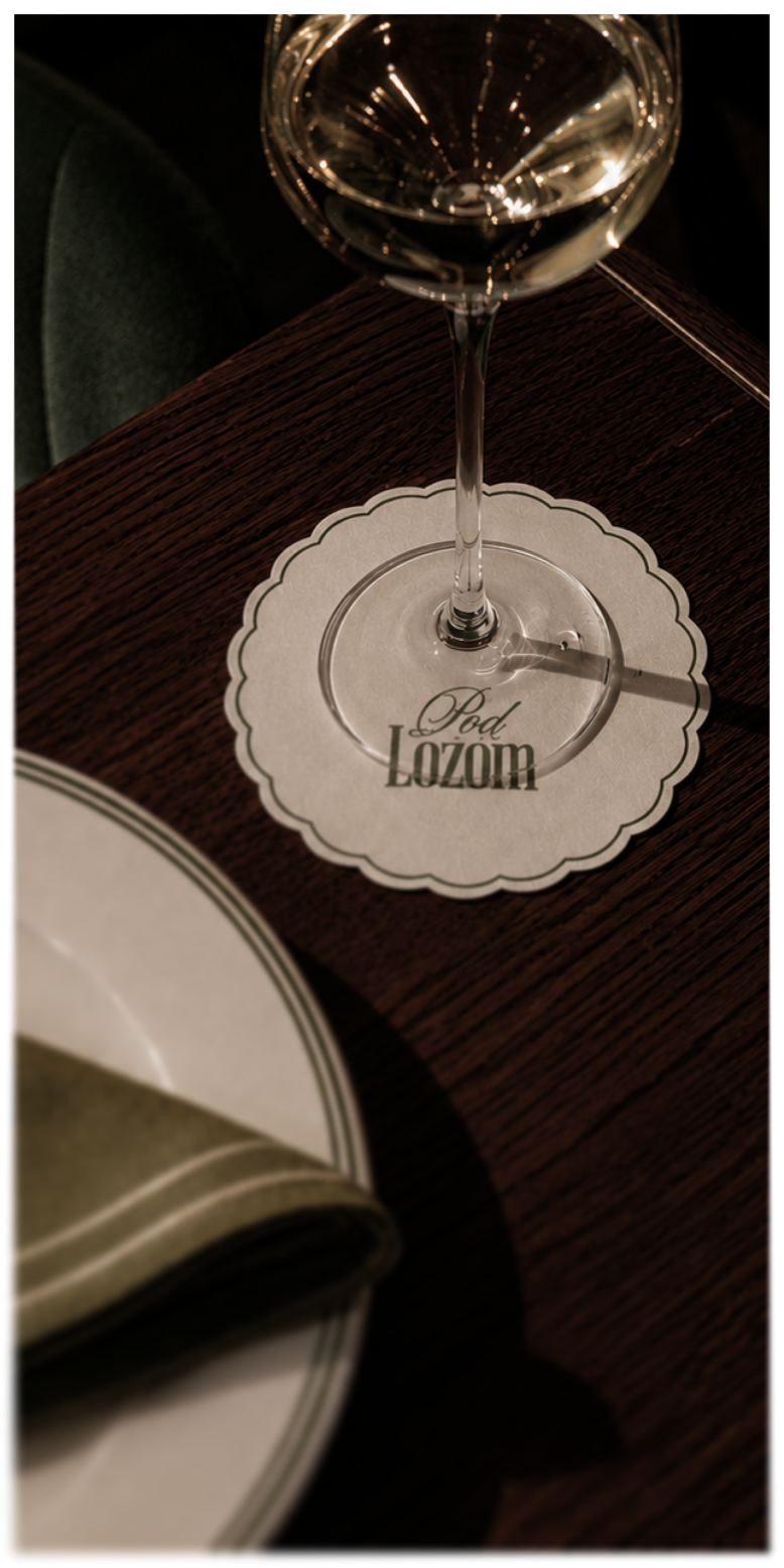 menu on restaurant table