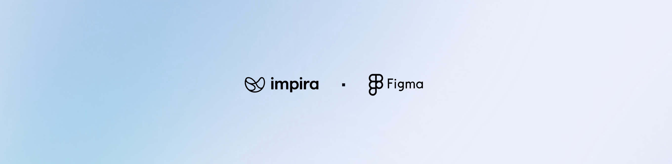 Impira and Figma logos on a blue gradient, marking Impira’s acquisition by Figma.