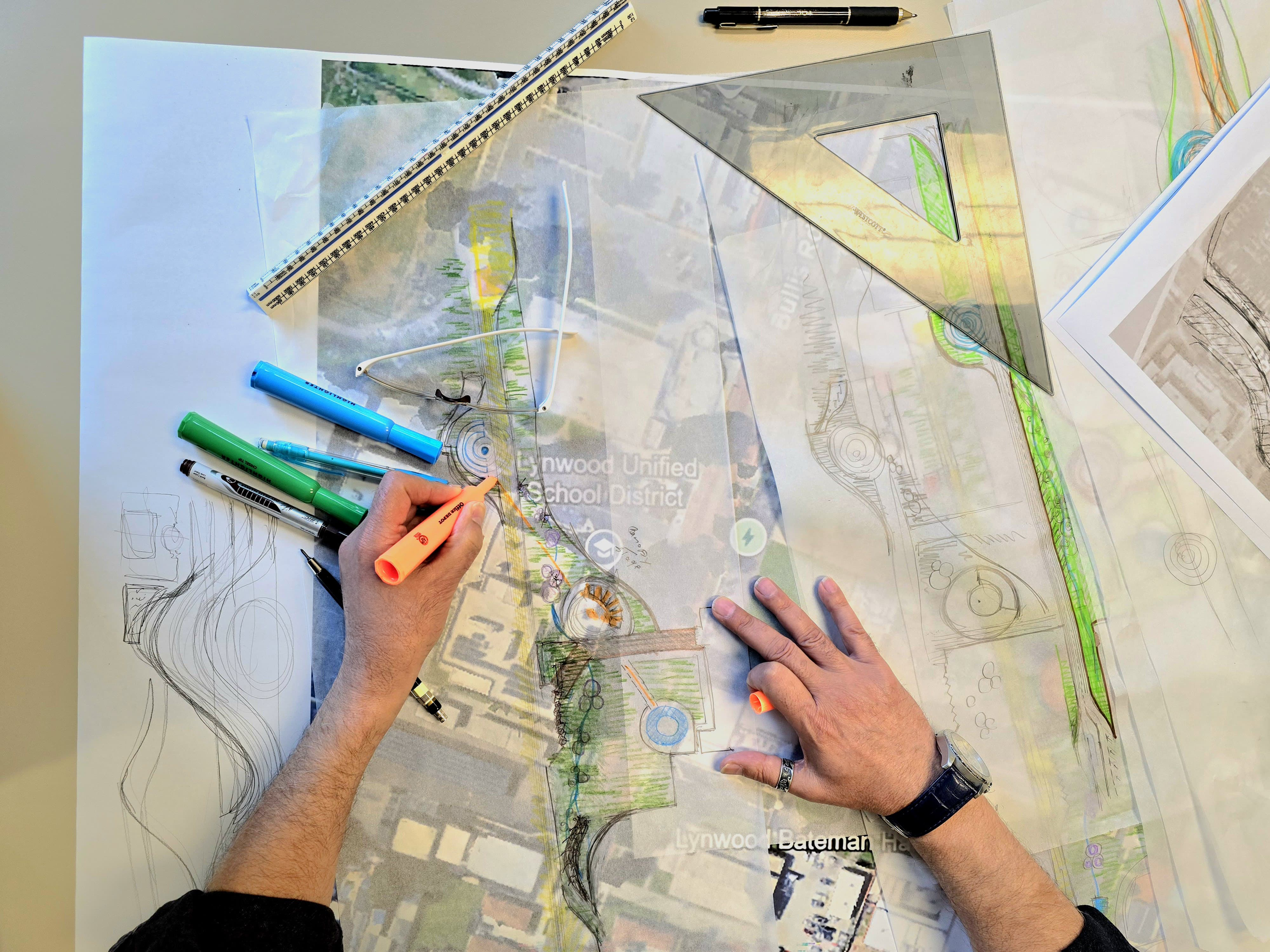 image of construction plans