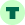 Green circular icon with a bold, uppercase letter T in the center.