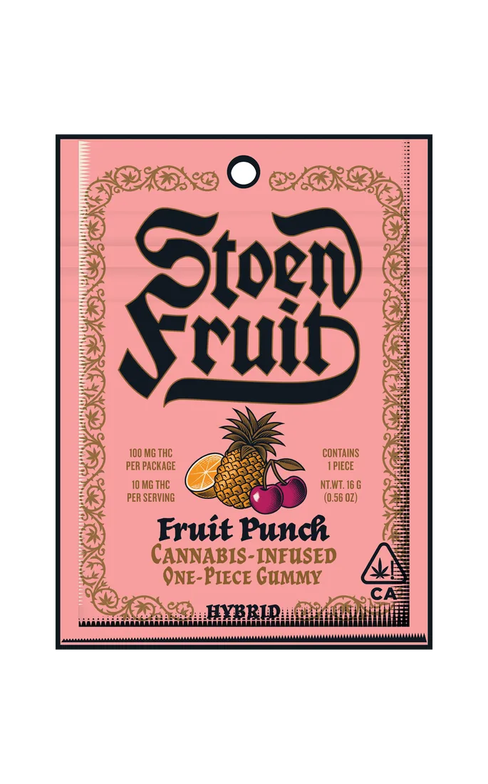 Stoen Fruit Fruit Punch gummy pouch