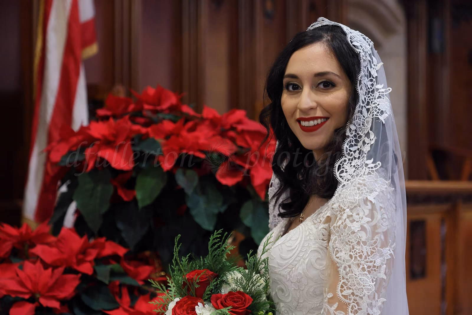 Traditional church photography for weddings by Fullerton Photography in downtown Detroit.