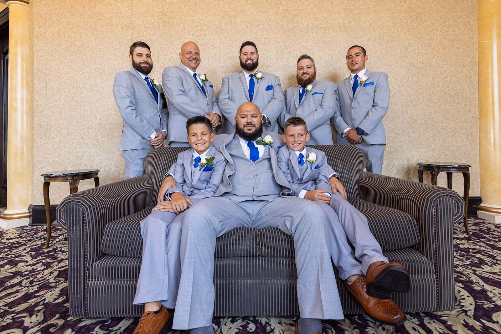 Banquet Center wedding photography at Crystal Gardens, Howell, MI by Fullerton Photography