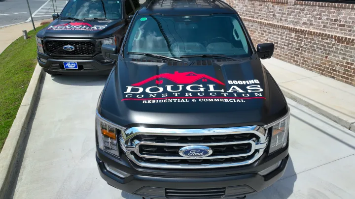 Douglas Construction roofing truck