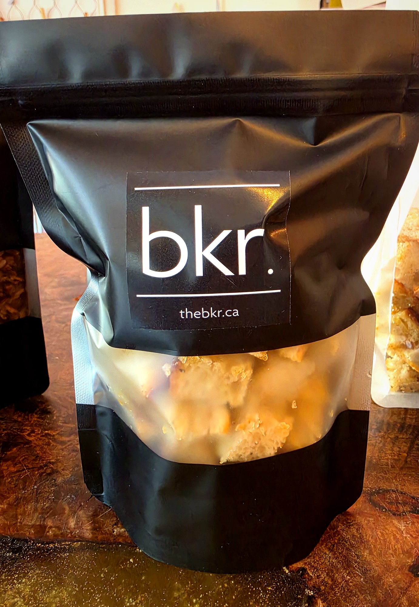 Bag of bkr. bread product