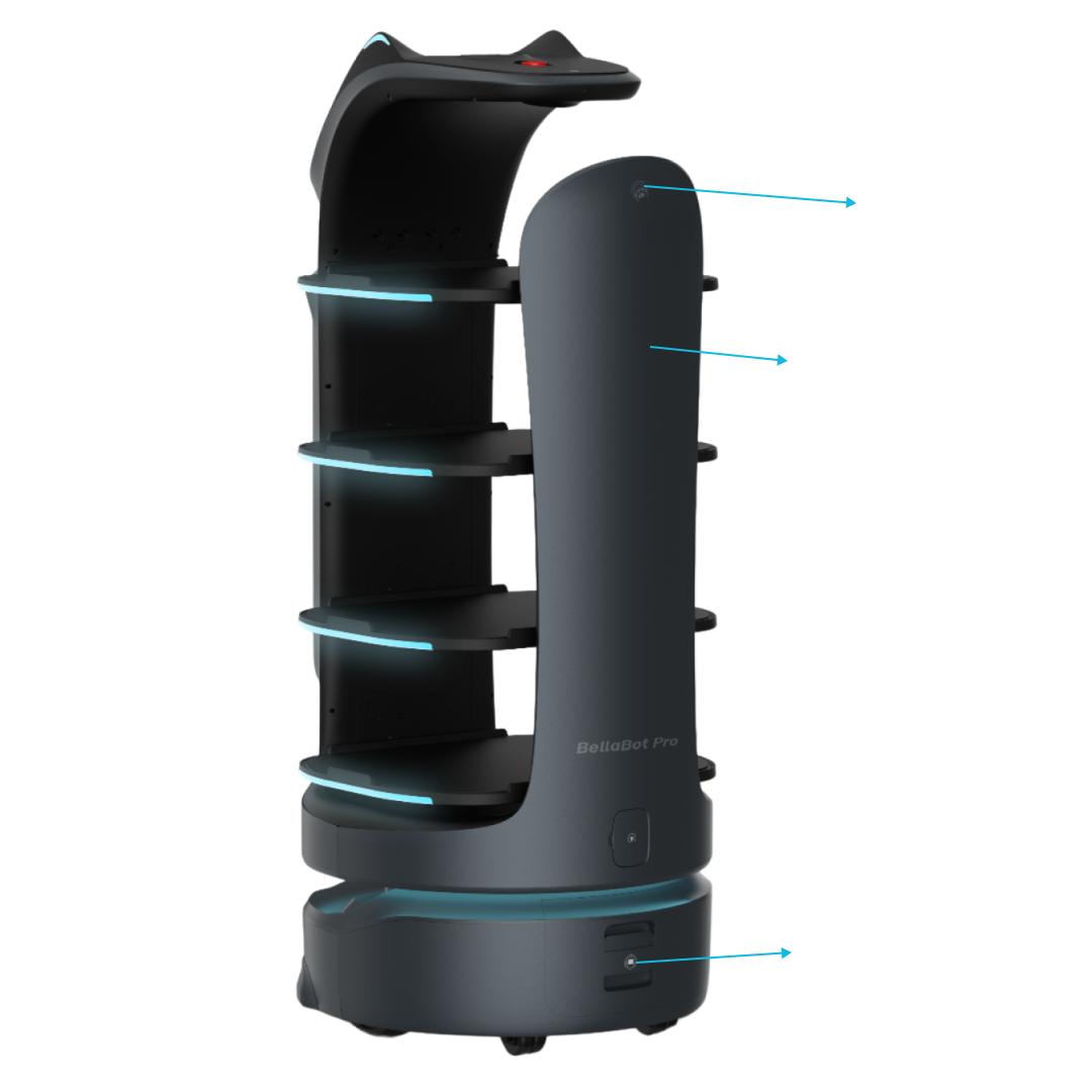 BellaBot Pro Back View