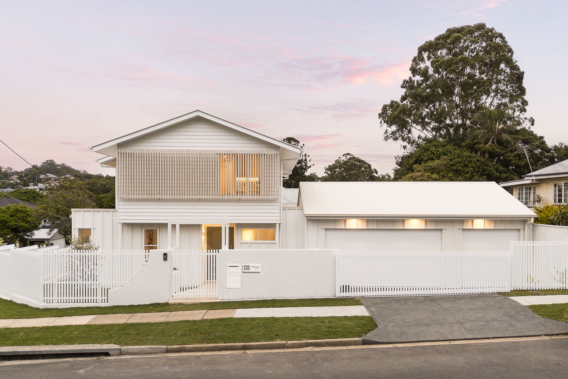 Completed home at Fingal St