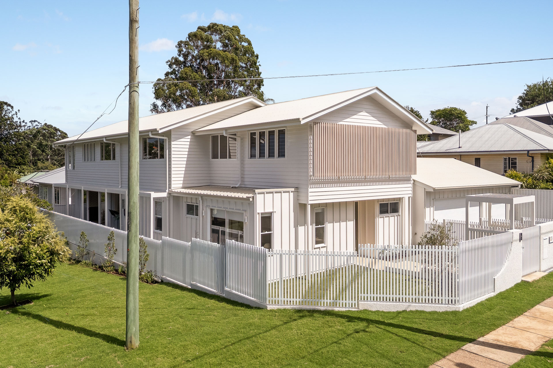 Completed Kingdom Constructions home viewed from the street