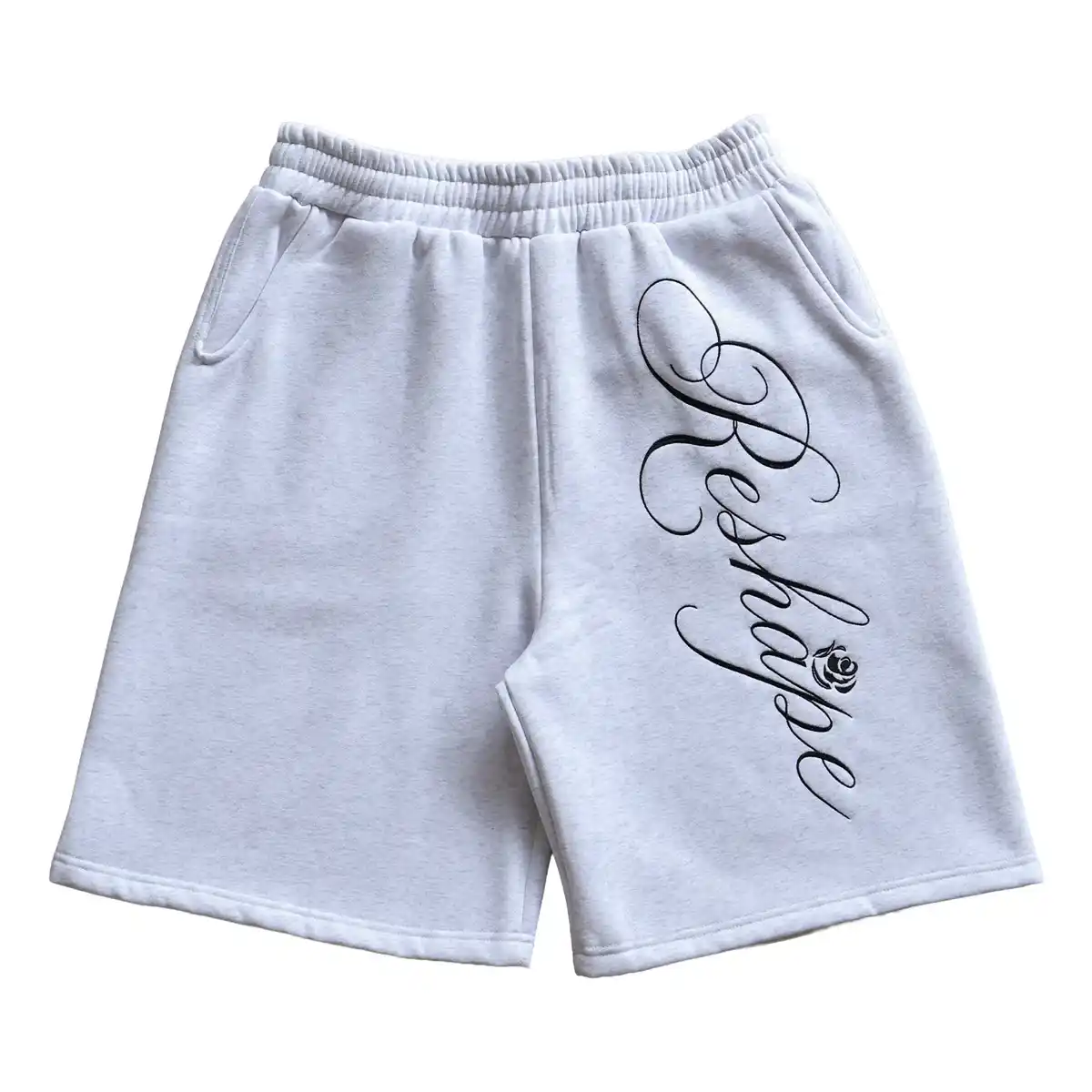 DragonUnion Thorn Rose Baggy Grey Shorts