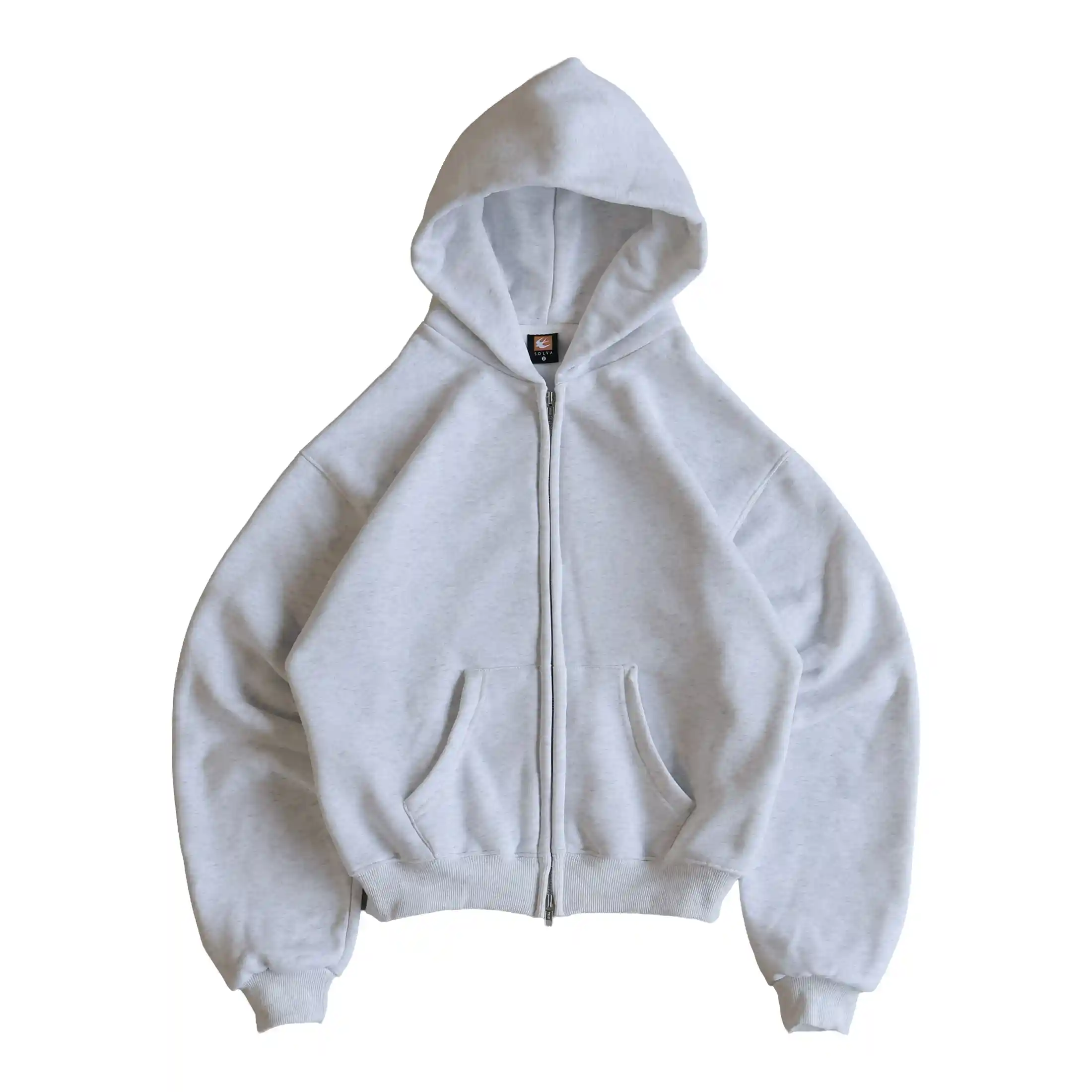 SOLVA Final Form Zip-Up Hoodie Grey