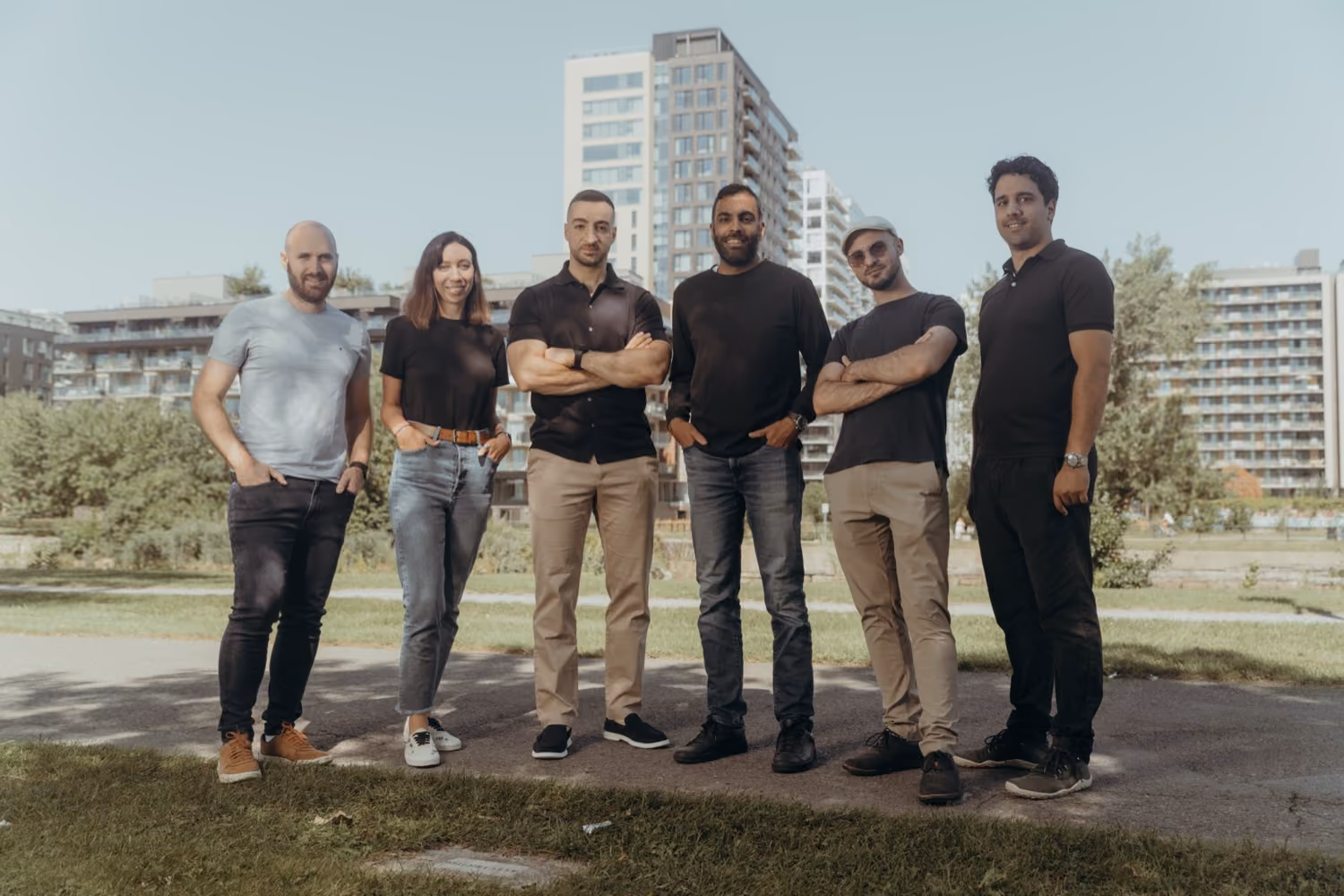 The full Billdr team gathered for a group photo