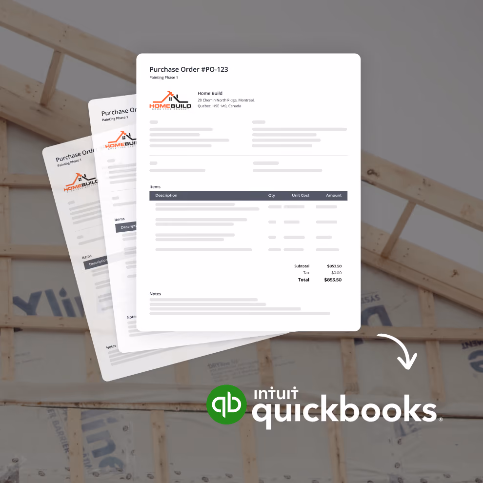 Billdr purchase orders syncing to QuickBooks