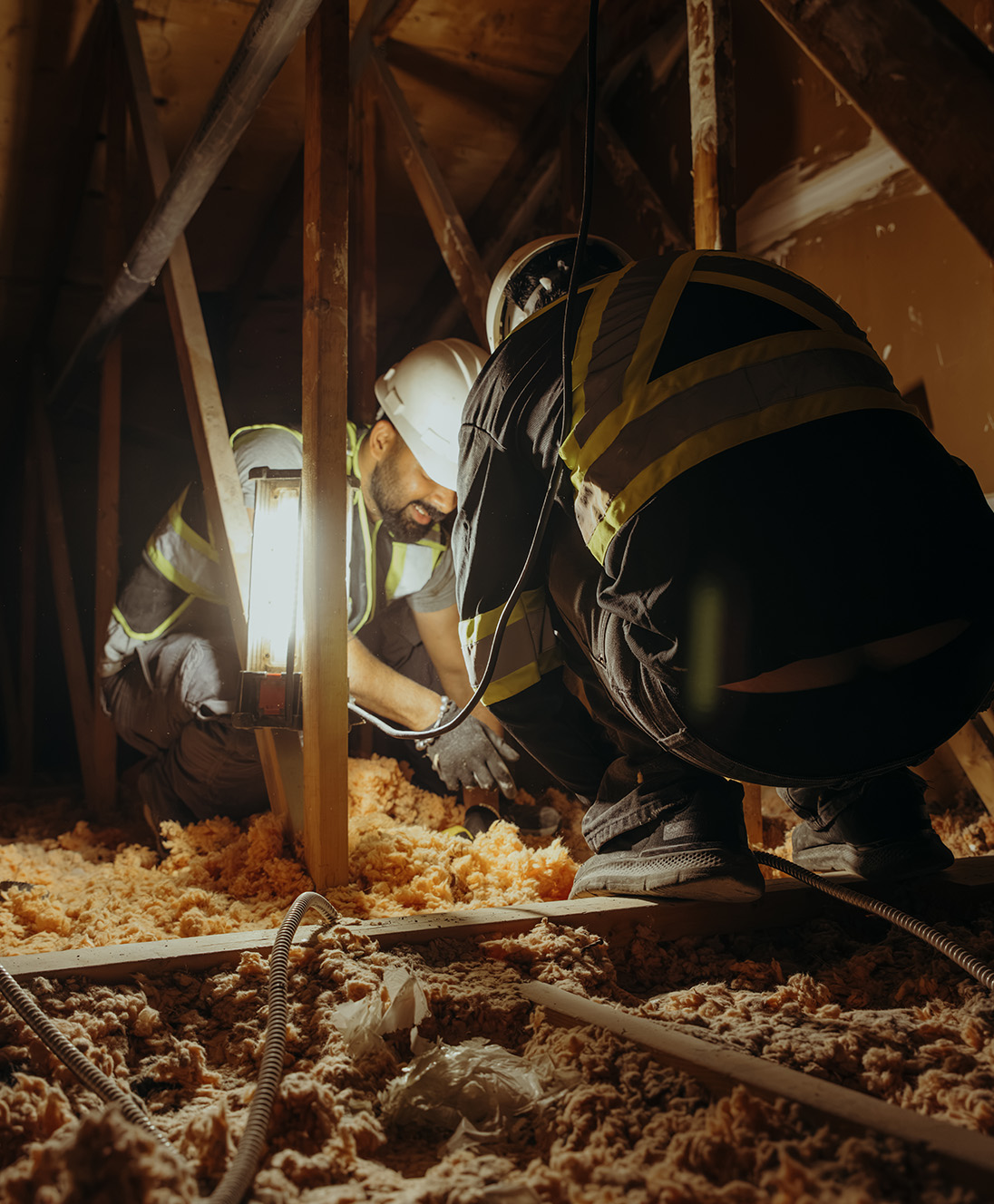 Aozat working on a construction site